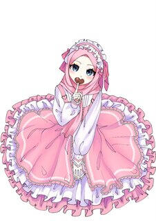 Fan-art OC full body hijab - Lucyana