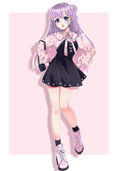 Full body fan-art OC - Sapphire Vermillion
